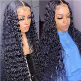 Neobeauty Hair Deep Wave Hair Lace Closure Wig 6x6 Deep Part Lace Closure Wig 100% Human Hair Wigs