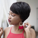 Affordable straight short wig with bangs human hair - Neobeauty Hair
