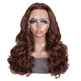 Neobeautyhair Reddish Brown 13x4 Body Wave Lace Front Hair Wig Autumn Perfect Color For Women