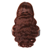 Neobeautyhair Reddish Brown 13x4 Body Wave Lace Front Hair Wig Autumn Perfect Color For Women