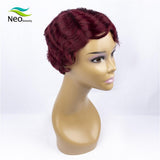 Affordable Short Nuna Finger Wave Wig For Black Women - Neobeauty Hair
