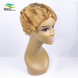 Affordable Short Nuna Finger Wave Wig For Black Women - Neobeauty Hair