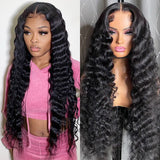 Neobeauty Density 150% Loose Deep Wave Wig 4x4 Glueless Lace Wig HD Lace Closure Wig
