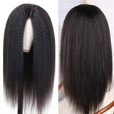 Neobeauty Density 150% 13x6 Lace Frontal Wig Kinky Straight Hair Real Human Hair Wigs with Baby Hair