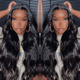 Neobeauty Hair Body Wave Human Hair Lace Front Wigs Transparent Lace Wig Upgrade 250% Density Human Hair Wigs