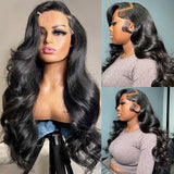 Neobeauty Hair Body Wave Human Hair Lace Front Wigs Transparent Lace Wig Upgrade 200% Density Human Hair Wigs