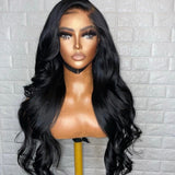 Neo Beauty hair Body Wave 13x4 HD Lace Front Human Hair Wigs Pre Plucked with Baby Hair 150% Density