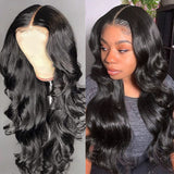 Neobeauty Hair Density 180% Glueless Lace Closure Wig Body Wave 4x4 Transparent Lace Wig Human Hair 30 Inch human hair