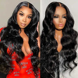 Neobeauty Hair Density 150% Glueless Lace Closure Wig Body Wave 4x4 Transparent Lace Wig Human Hair 30 Inch human hair