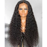 Neobeauty 13x4 HD Transparent Lace Front Human Hair Wigs Malaysian Jerry Curly Frontal Wigs