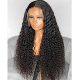 Neobeauty 13x4 HD Transparent Lace Front Human Hair Wigs Malaysian Jerry Curly Frontal Wigs