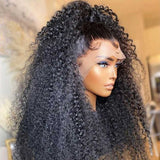 Neobeauty 250% Density Hair Kinky Curly Hair 13x4 Lace Front Wig Transparent Swiss Lace Curly Hair Wigs