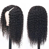 Neobeauty Density 150% Curly V Part Wig No Leave Out Upgrade U Part Wigs No Glue Human Hair Wigs