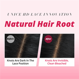 Neo Beauty hair Super Natural Body Wave 13x4 HD Glueless Lace Front Wigs Human Hair 210% Density