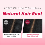 Neo Beauty hair Super Natural Body Wave 13x4 HD Glueless Lace Front Wigs Human Hair 150% Density