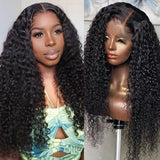 Natural Black Neobeauty Hair 5x5 Closure Wigs HD Lace Wig Human Hair Kinky Curly Hair