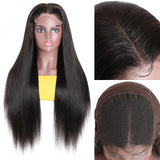 Neo Beauty hair Invisible Skin Melt HD Swiss Glueless Lace 5x5 Straight Closure Wig Density 210%