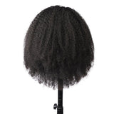 Curly Hair Wig Afro Curly Machine Made Wig Glueless Wig with Bangs Neobeauty 150% Density