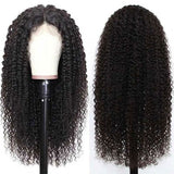 Neobeauty 250% Density Hair Kinky Curly Hair 13x4 Lace Front Wig Transparent Swiss Lace Curly Hair Wigs