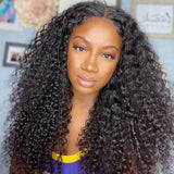 Neobeauty 250% Density Hair Kinky Curly Hair 13x4 Lace Front Wig Transparent Swiss Lace Curly Hair Wigs