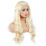 Density 150% Human Hair 613 Wig 13x6 Lace Frontal Wig Body Wave Wig Blonde Color