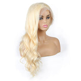 Density 180% Human Hair 613 Wig 13x6 Lace Frontal Wig Body Wave Wig Blonde Color