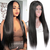 Glueless Lace Wig 4x4 Lace Closure Wig Straight Human Hair Long Wigs for Women Neobeauty 180% Density