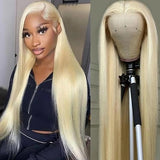 Neobeauty Density 150% Blonde Human Hair Wigs 13x6 Lace Frontal Wig 613 Straight Hair