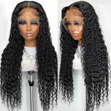Neo Beauty hair Curly Glueless Lace Front Wigs Human Hair 13x4 HD Lace Wigs for Women 150% Density Natural Color