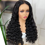 Neo Beauty hair Glueless 5x5 HD Glueless Lace Closure Wig Deep Wave Human Hair Density 250%