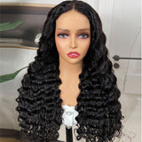 Neo Beauty hair Glueless 5x5 HD Glueless Lace Closure Wig Deep Wave Human Hair Density 250%