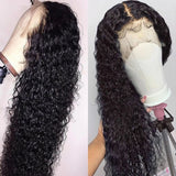 Neo Beauty hair Transparent Lace Wigs Natural Pre-plucked Long Curly Wig 4x4/ 13x4 Lace 100% Human Hair