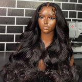 Neo Beauty hair Super Natural Body Wave 13x4 HD Glueless Lace Front Wigs Human Hair 210% Density