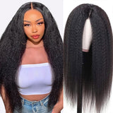 Neobeauty Density 150% 13x6 Lace Frontal Wig Kinky Straight Hair Real Human Hair Wigs with Baby Hair